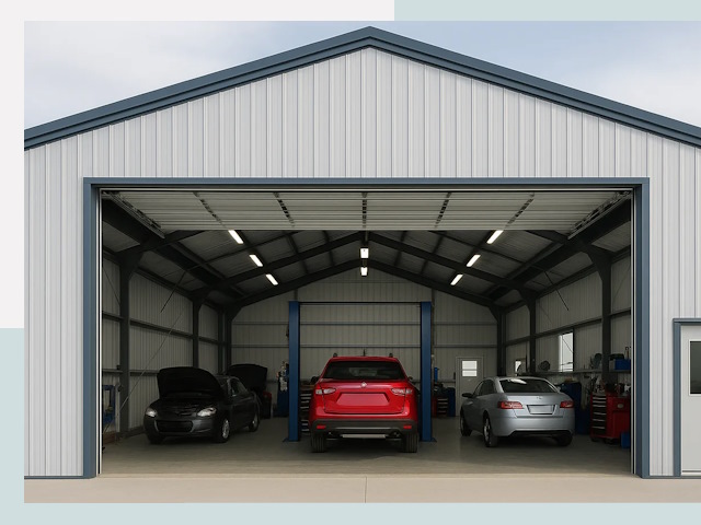 Ангары из сэндвич панелей от 617 руб. в Чебоксары