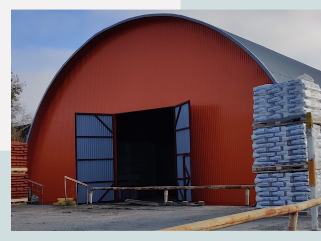 Полукруглые ангары по цене от 617 руб. в Чебоксары