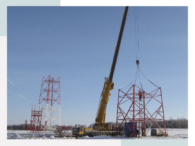 Монтаж вышек связи в Чебоксарах