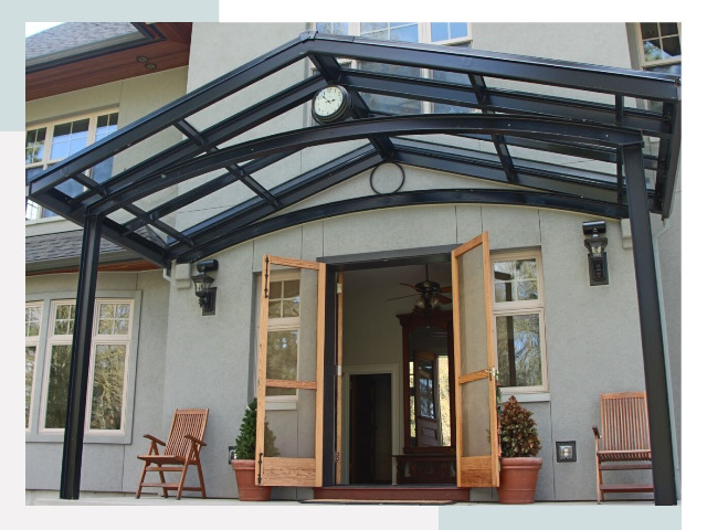 Козырьки металлические в Чебоксарах