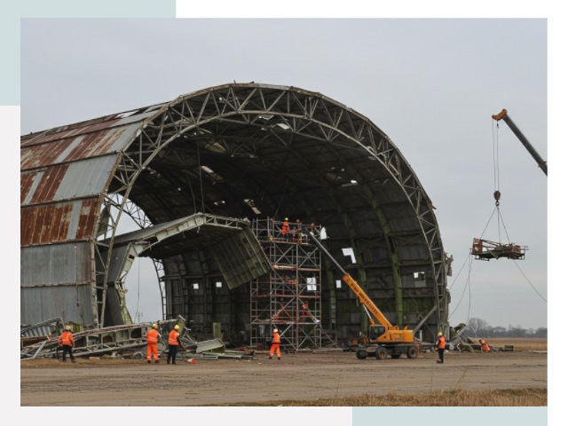 Демонтаж ангаров в Чебоксарах