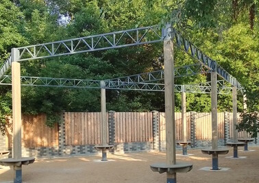 Терраса из металлоконструкций под ключ, проектирование, изготовление и монтаж от СтальСтрой-Чбк